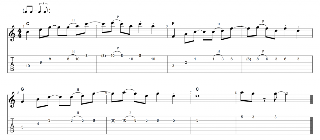 Pentatonic solo 2